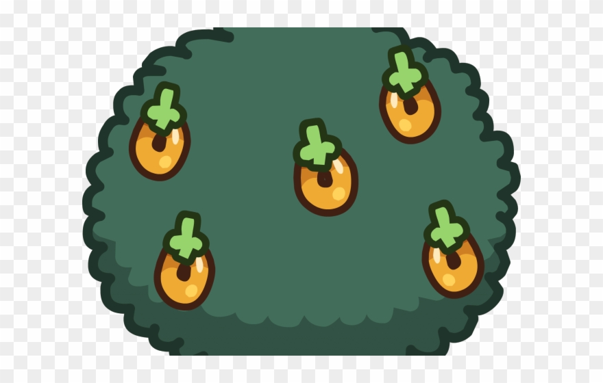 Berry Clipart Berry Bush - Illustration - Png Download