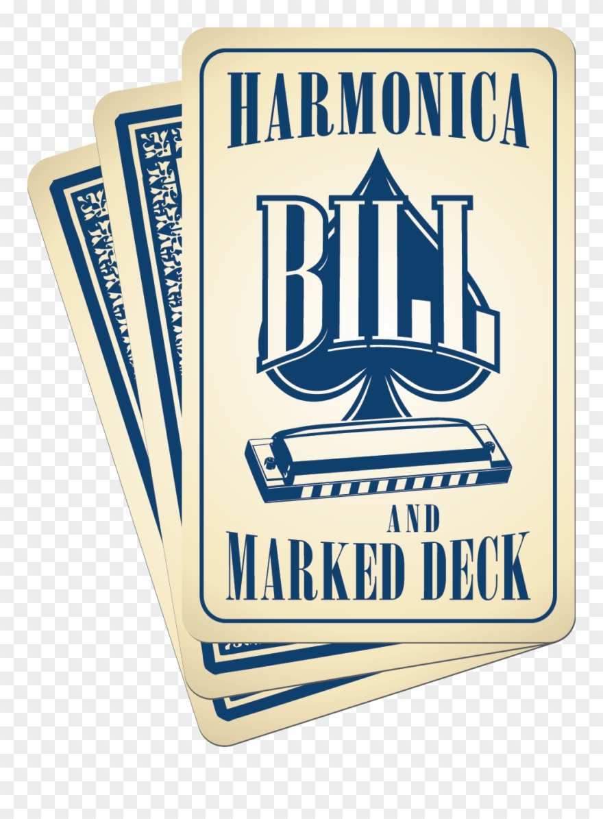Harmonica Bill & Marked Deck Clipart