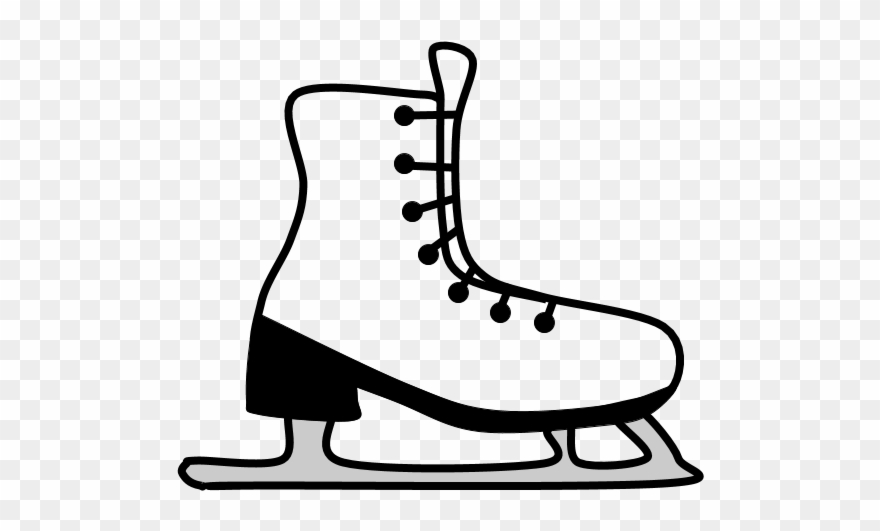 Ice Skates, Plain, Png - Ice Skate Clipart