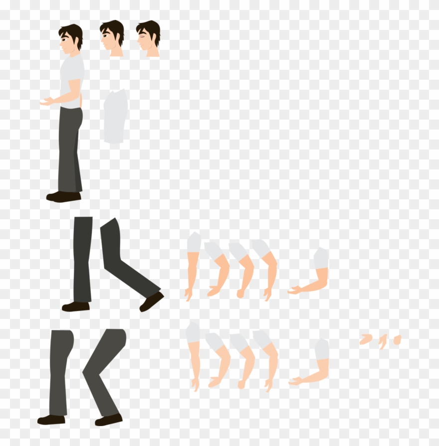 Pretty Boy Side Profile Template Png - Figure Skating Clipart
