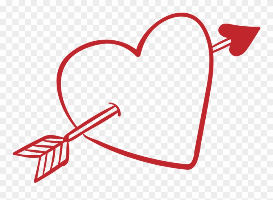 Arrow Vector Valentines - Cupid Png Clipart