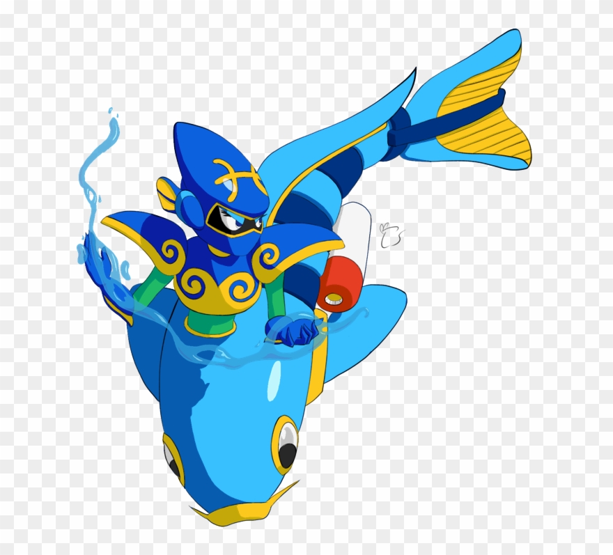 My Submission For The Mega Woman Collab, Pisces From - Cartoon Clipart