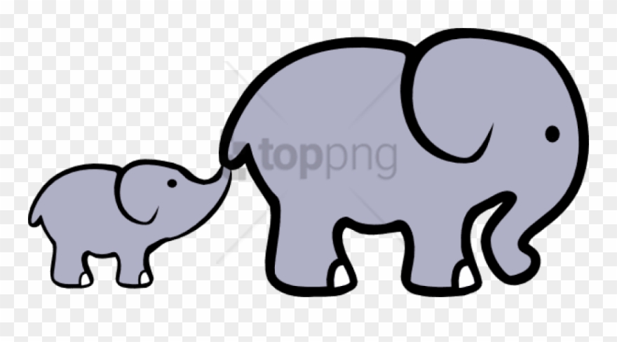 Free Png Dibujo De Un Elefante Png Image With Transparent - Bigger Than An Elephant But Weighs Nothing Clipart
