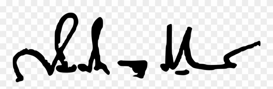 Signatures Of Snowshoe - Calligraphy Clipart