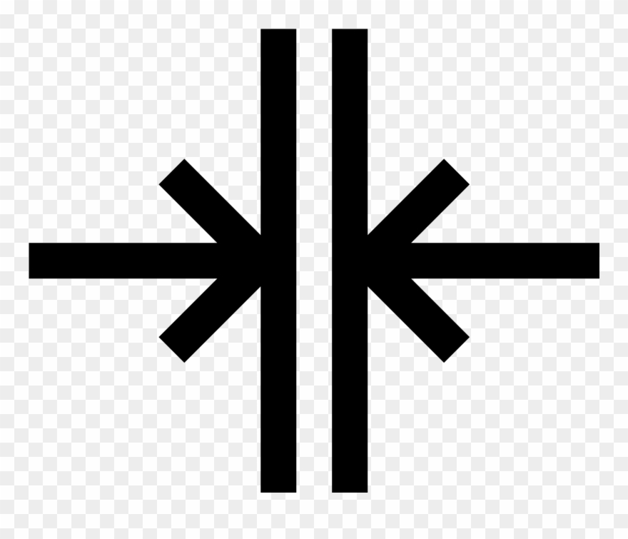 Merge Vertical Icon - Icon Clipart