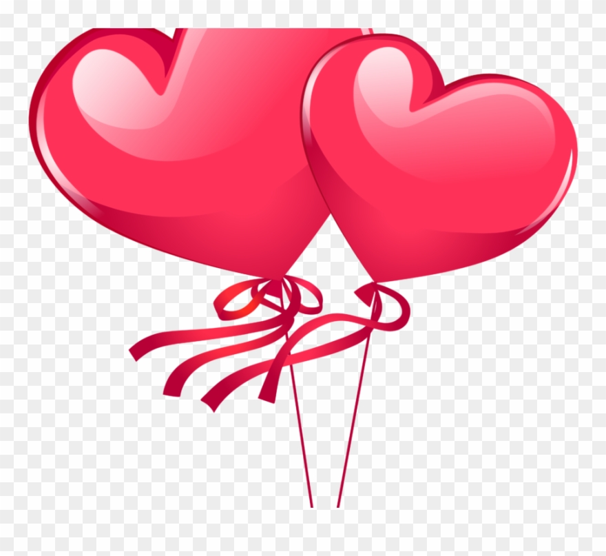Heart Balloons Png Image - Dibujos De Globo De Corazon Clipart