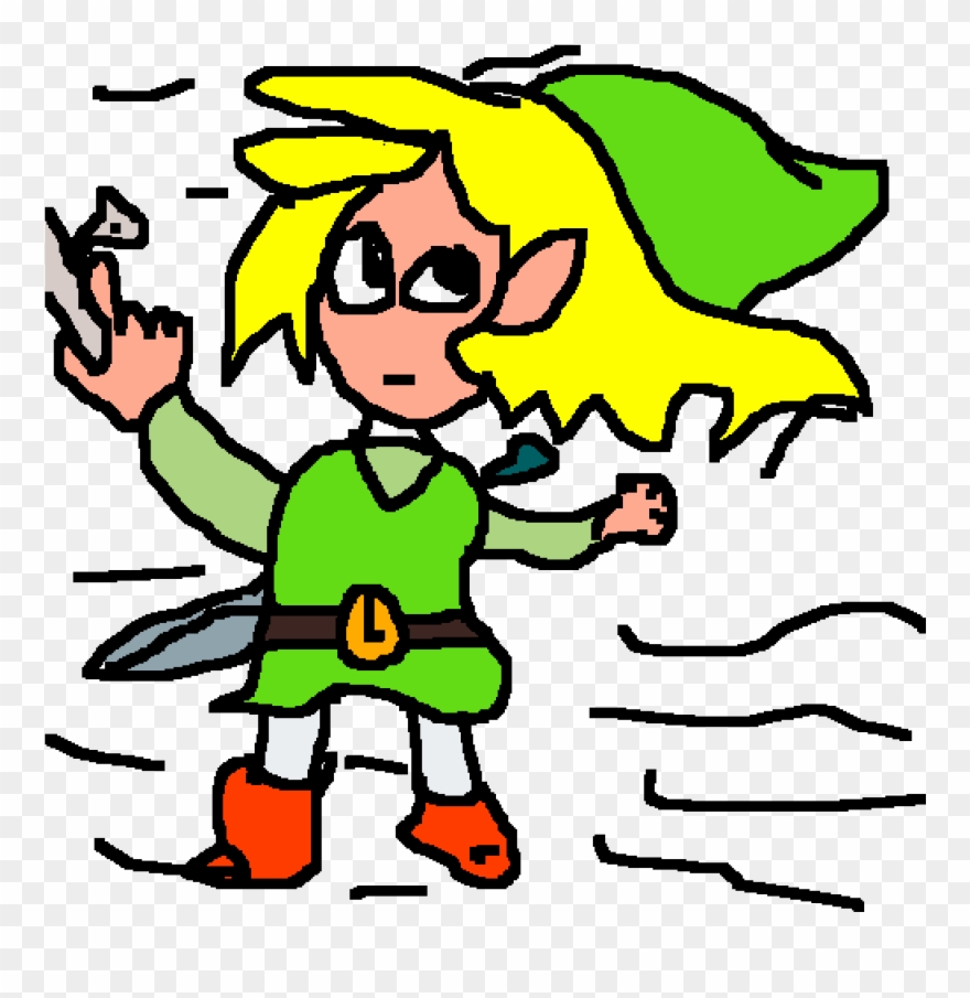Too Much Wind - Cartoon Clipart
