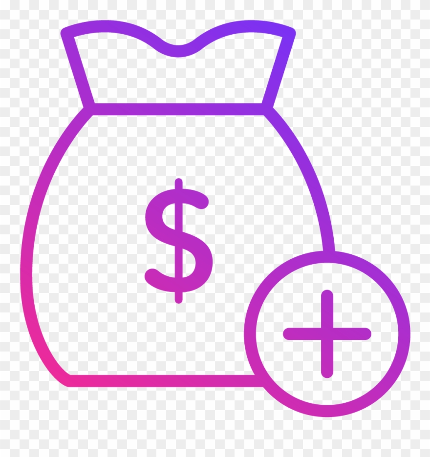 2 - Fundraising And Money Sack Clipart