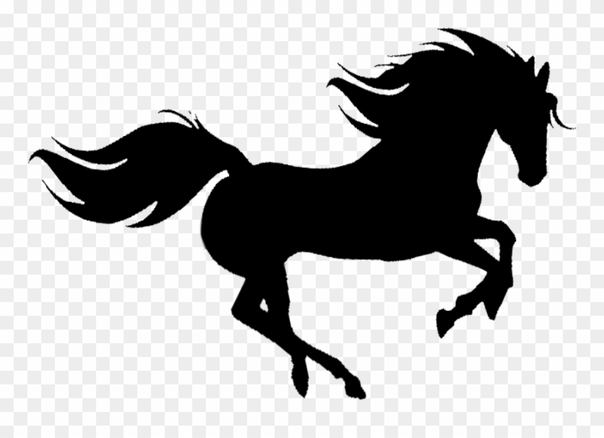De Corriendo Png Un M Nimo Muchas - Silueta De Caballo Corriendo Clipart