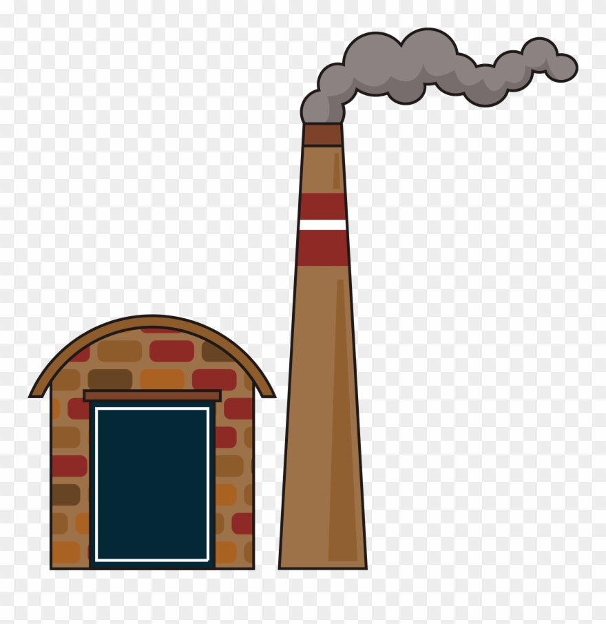 Factory Smoke Chimney - Chimney Png Clipart