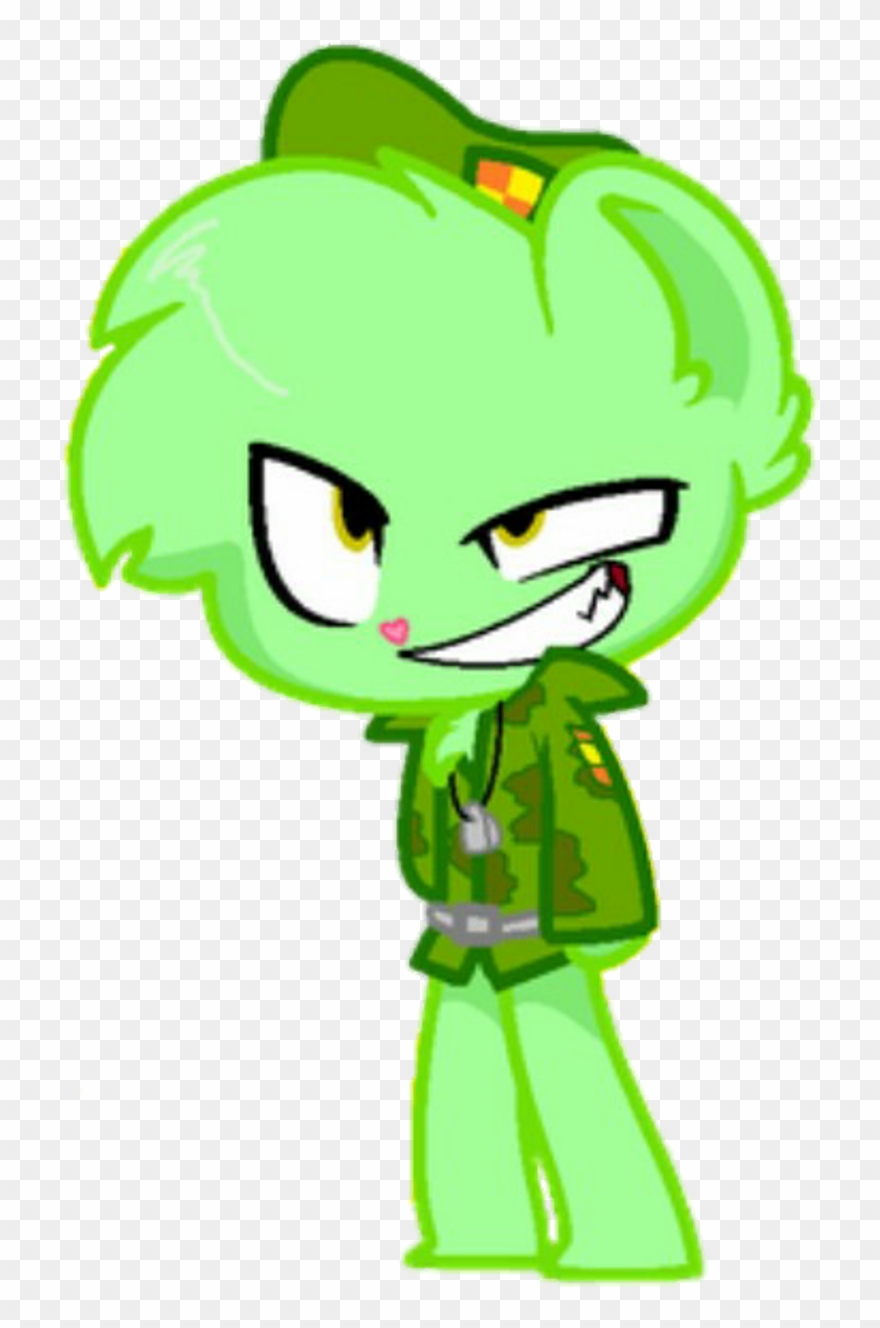 #flippy #happytreefriends #happy #tree #friends #green - Drawing Flippy Clipart