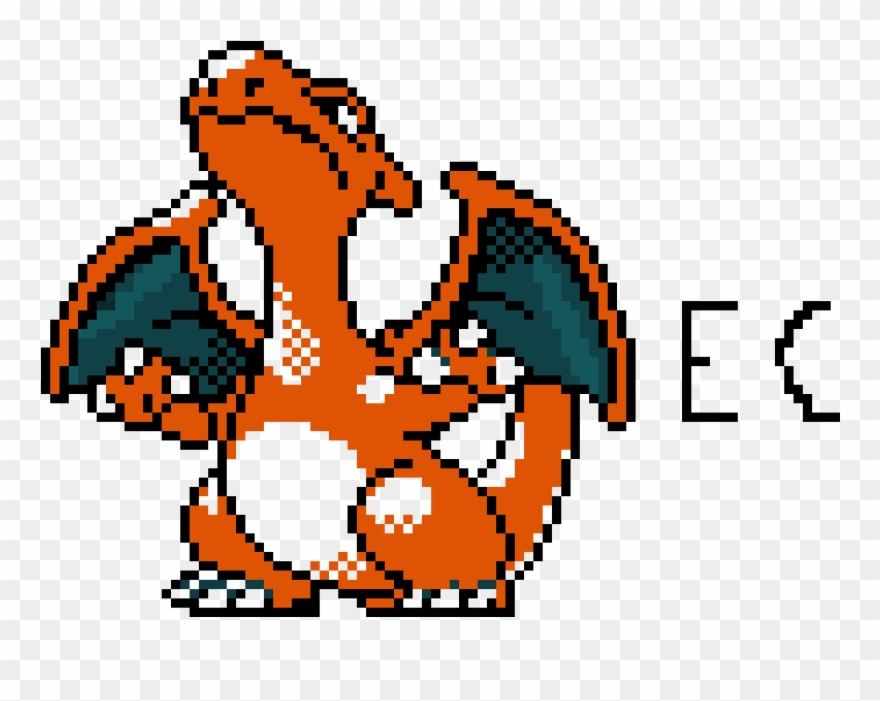Charizard Full Complete - Charizard 8 Bit Clipart