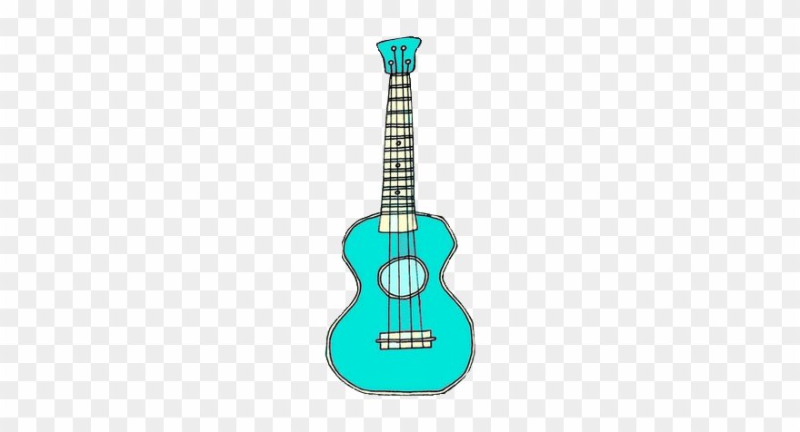 Simple Ukulele Drawing Clipart