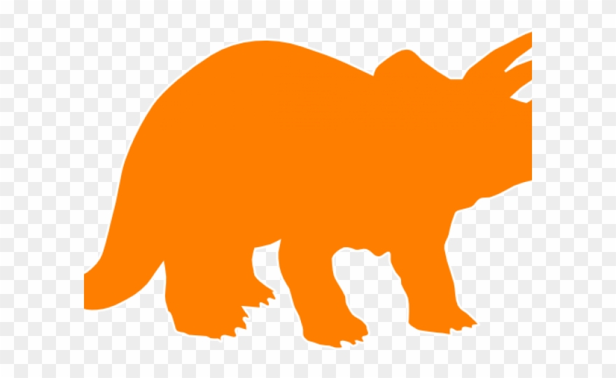 Triceratops Silhouette Clipart