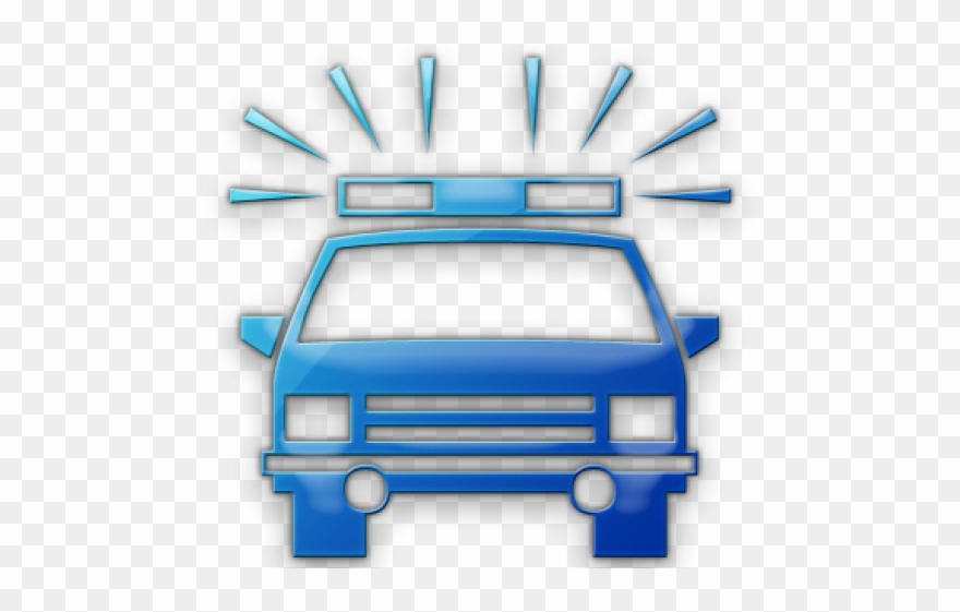 Cop Clipart Police Siren - Police Car Icon Png Transparent Png