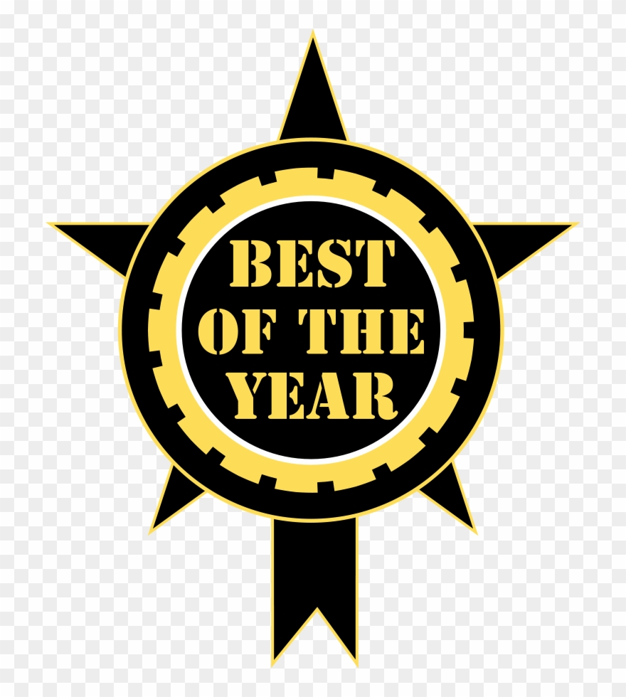 This Free Clip Arts Design Of Best Of The Year Sticker - Png Download