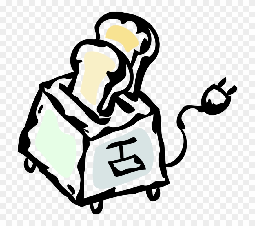 Vector Illustration Of Small Electric Kitchen Appliance Clipart