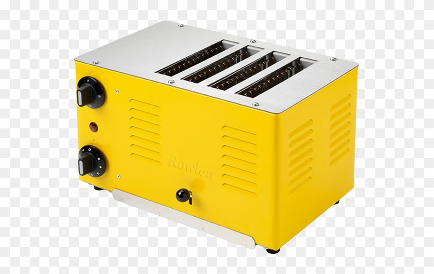 Rowlett Rutland 4 Slot Toaster Yellow - Rowlett Toaster Clipart