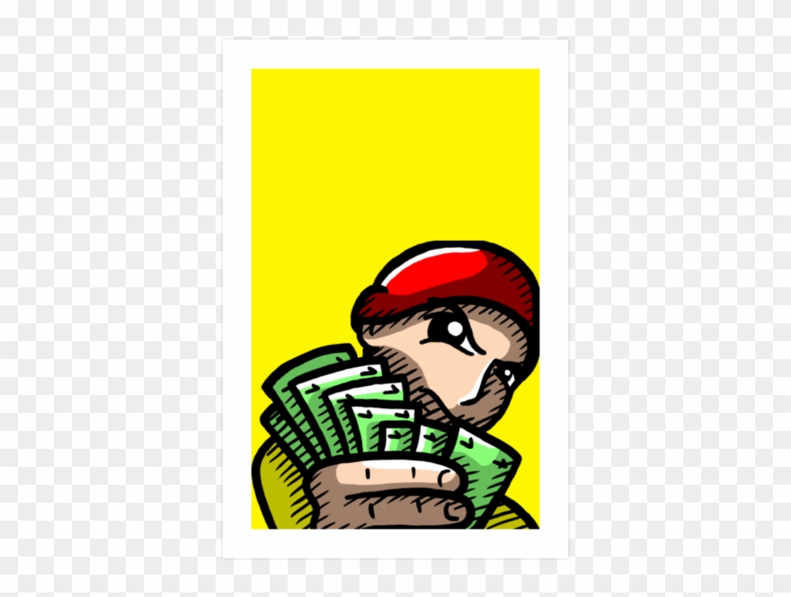 Lil Squirt Cash $18 - Cartoon Clipart