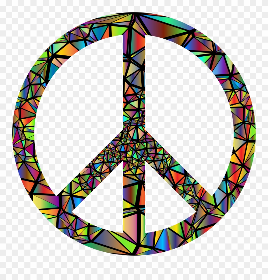 This Free Icons Png Design Of Low Poly Shattered Peace Clipart