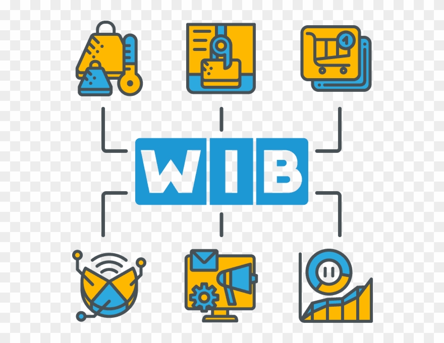 Wib Solutions Are Made To Merge Online And Physical - Warehouse In A Box Use Case Clipart