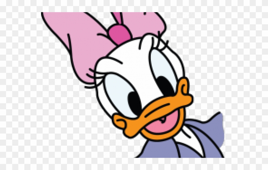 Drawn Daisy Cartoon - Daisy Duck Clipart