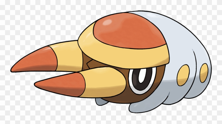 Grubbin - Pokemon Sun And Moon Bug Electric Clipart
