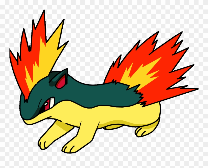 Pokemon - Pokemon Cyndaquil Evolution Name Clipart