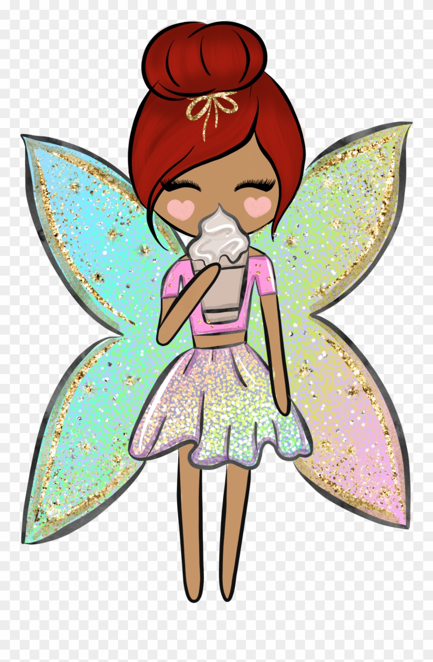 Pretty Dolls - Coffee Fairy - Fairy Clipart