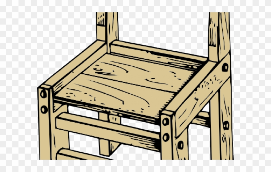 Armchair Clipart Old Furniture - Wooden Chairs Clip Art - Png Download