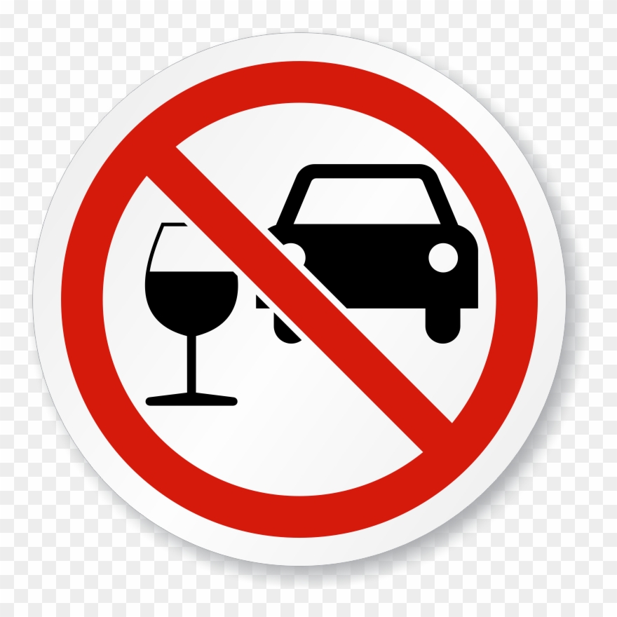 Do Not Drink And Drive Iso Prohibition Ⓒ - Gloucester Road Tube Station Clipart