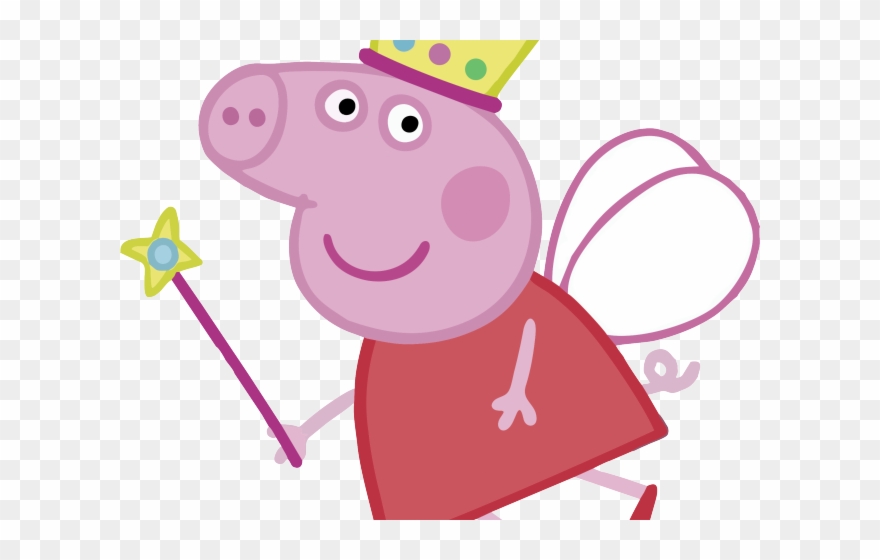 Princess Clipart Pig - Peppa Fairy - Png Download
