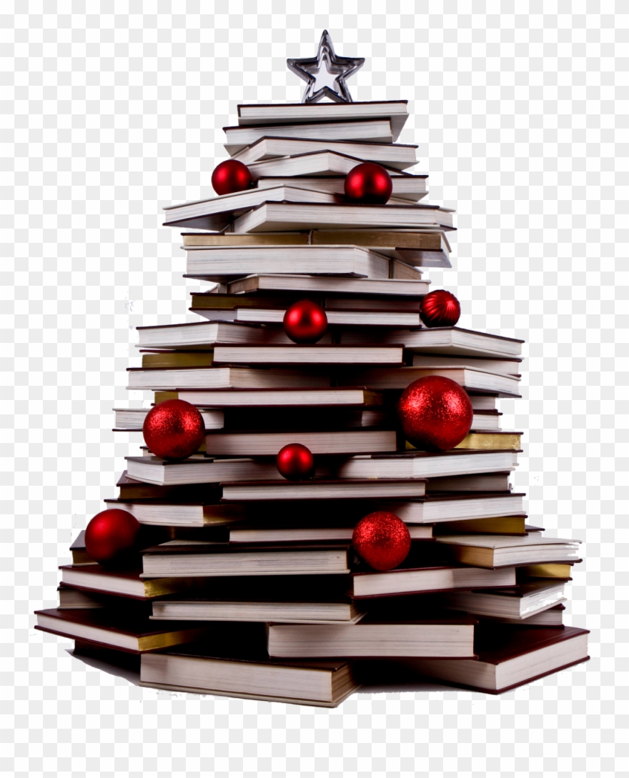 Arvore De Natal Livros Clipart