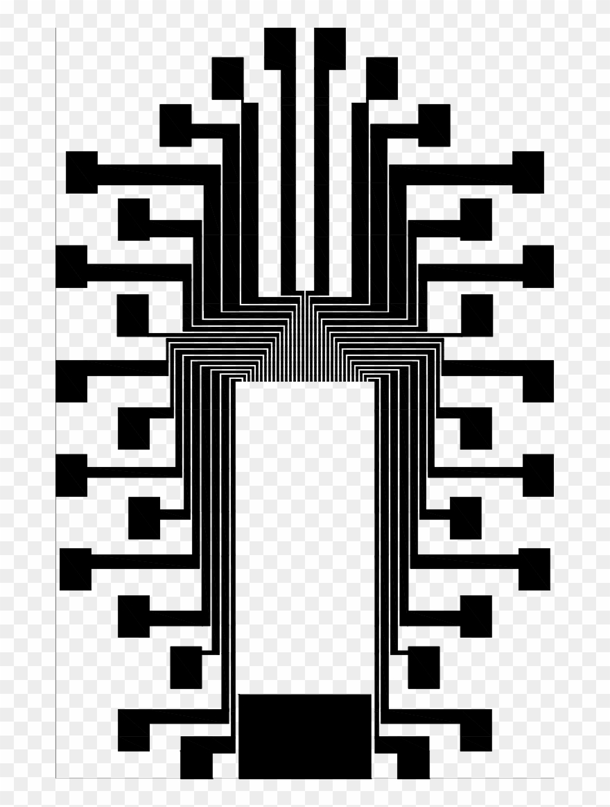 2 Connection Wiring Layer Design - Illustration Clipart