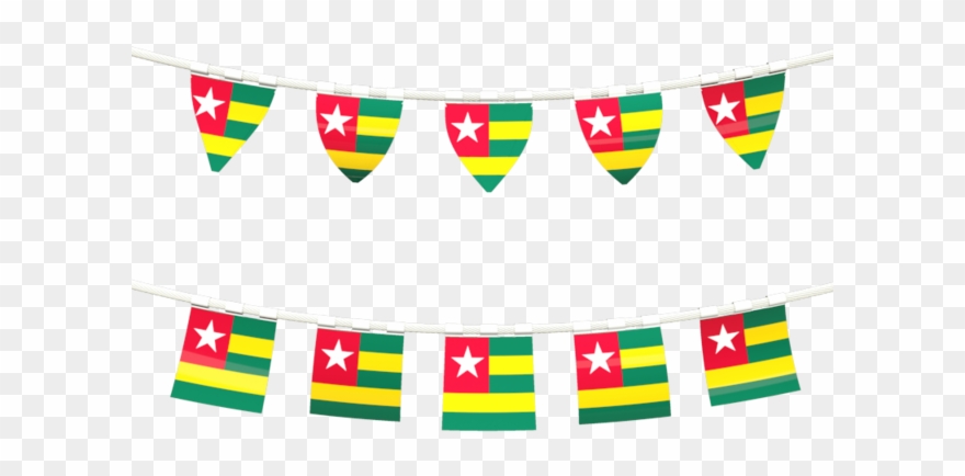 Togo Flag Transparent - Puerto Rican Flag Banner Transparent Clipart