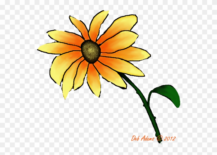 She - Black-eyed Susan Clipart