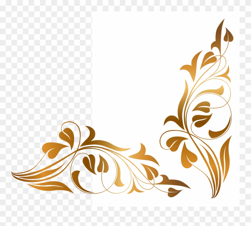 Floral Abstract Filigree Frame For Card - Imagenes De Marcos Decorativos Clipart