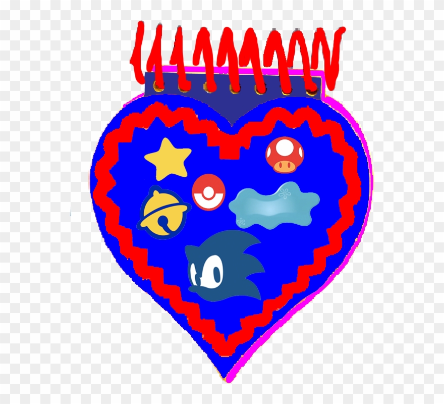 Sonic's Clues Love Day Notebook Little Engine That Clipart