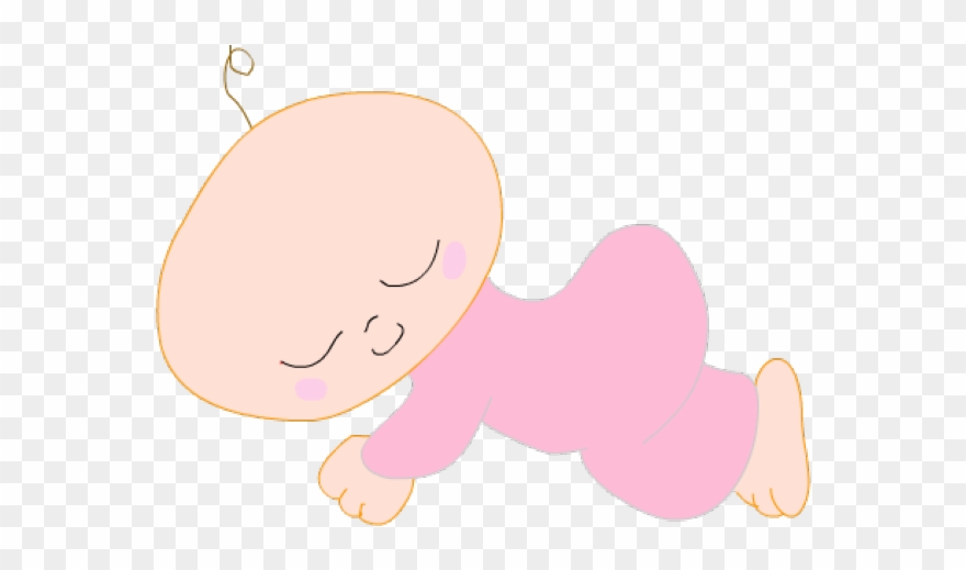 Sign Flag Clipart Baby Girl - Cartoon - Png Download