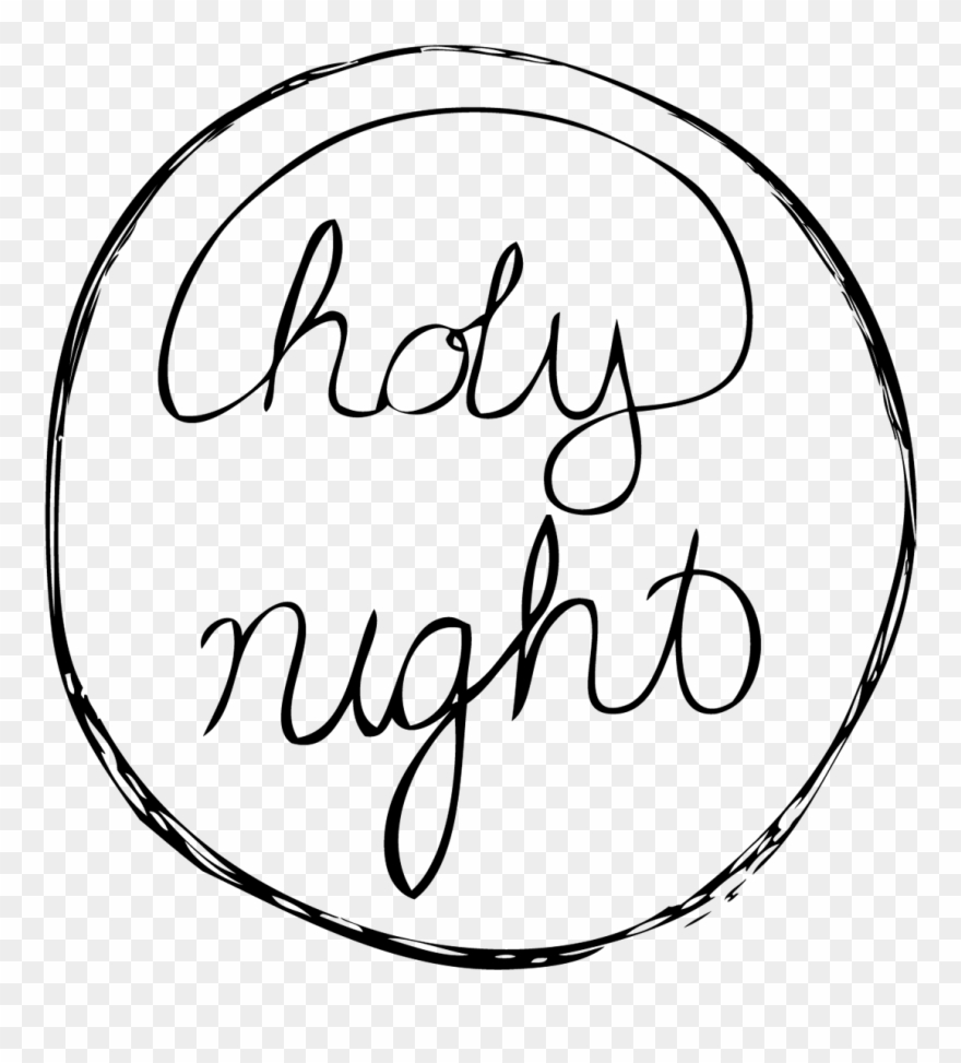 O Holy Night - Circle Clipart