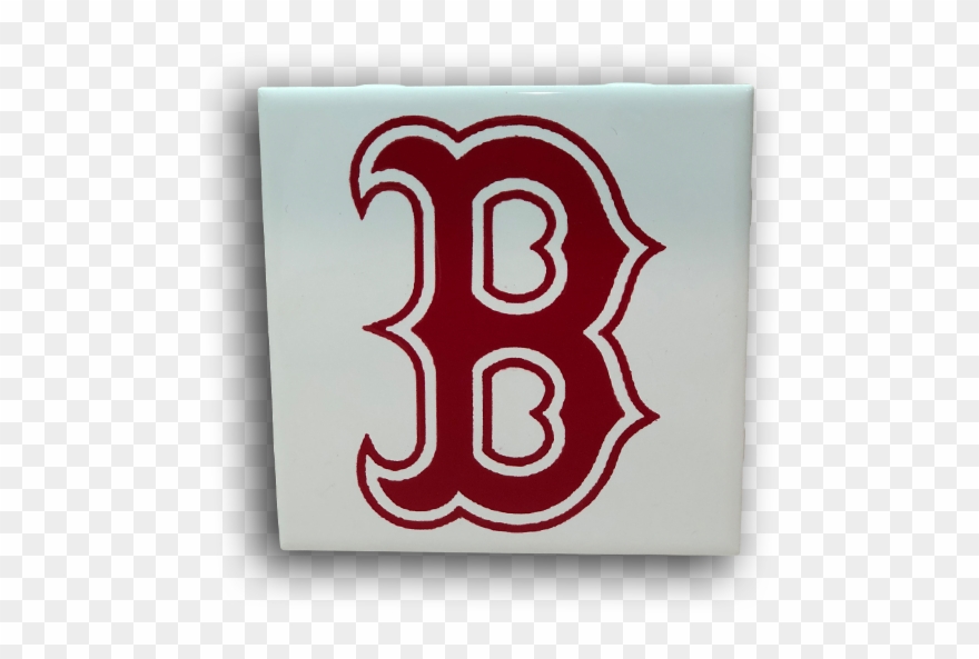 Boston Red Sox Sports Coasters - Black Boston Red Sox Logo Clipart