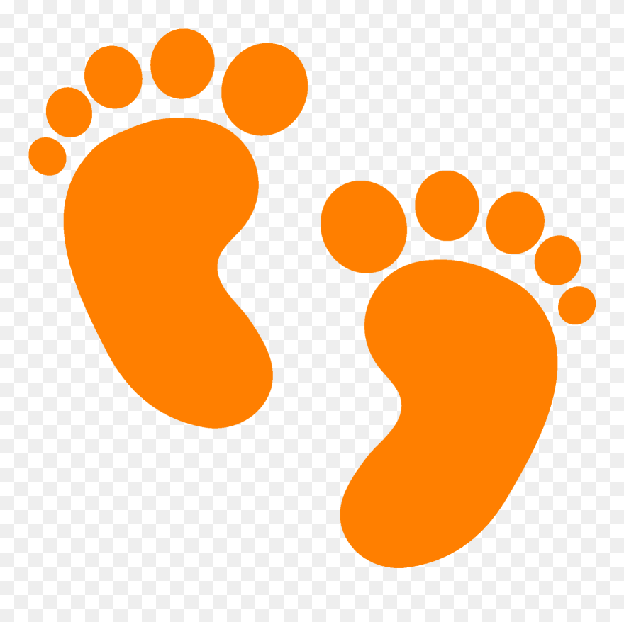 00, We Break Off Into Math Rotations/centers - Baby Foot Png Transparent Clipart