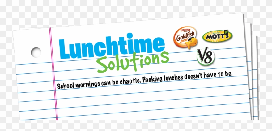 School Mornings Can Be Chaotic - V8 Juice Clipart