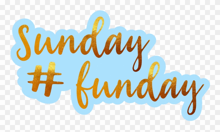 Sunday Sticker - Calligraphy Clipart