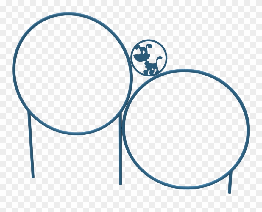 Dog Park Components - Circle Clipart