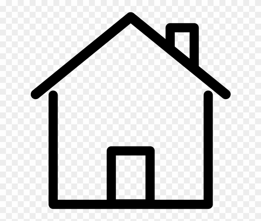 Home Visits & Hangouts - Home Icon Outline Png Clipart
