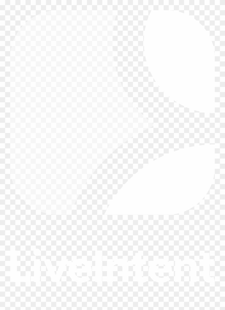 Liveintent White Logo Footer - Poster Clipart