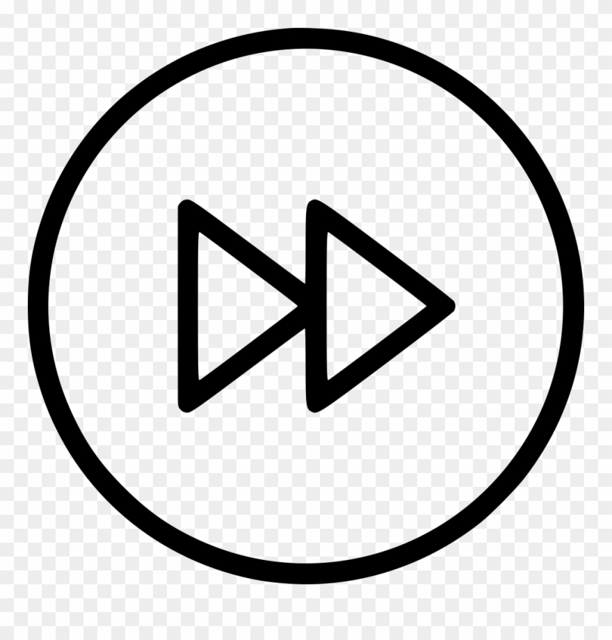 Next Button Png Free Download - Fast Forward Button Png Clipart