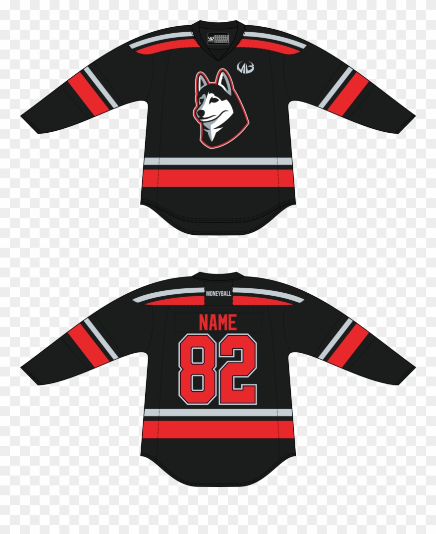 Custom Hockey Uniforms Sports Apparel Template Gallery - Ice Hockey Jersey Template Clipart