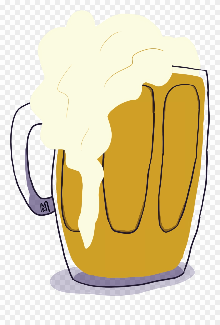 I Doodled A Full Beer Mug A While Back And Tonight Clipart